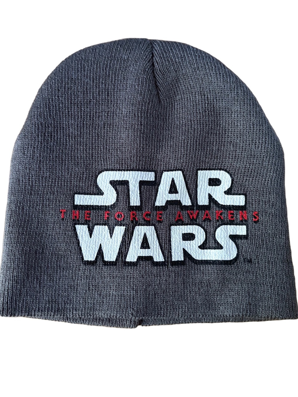 Star Wars Gray Knit Beanie with Black Logo
